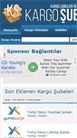 Mobile Screenshot of kargosubesi.net